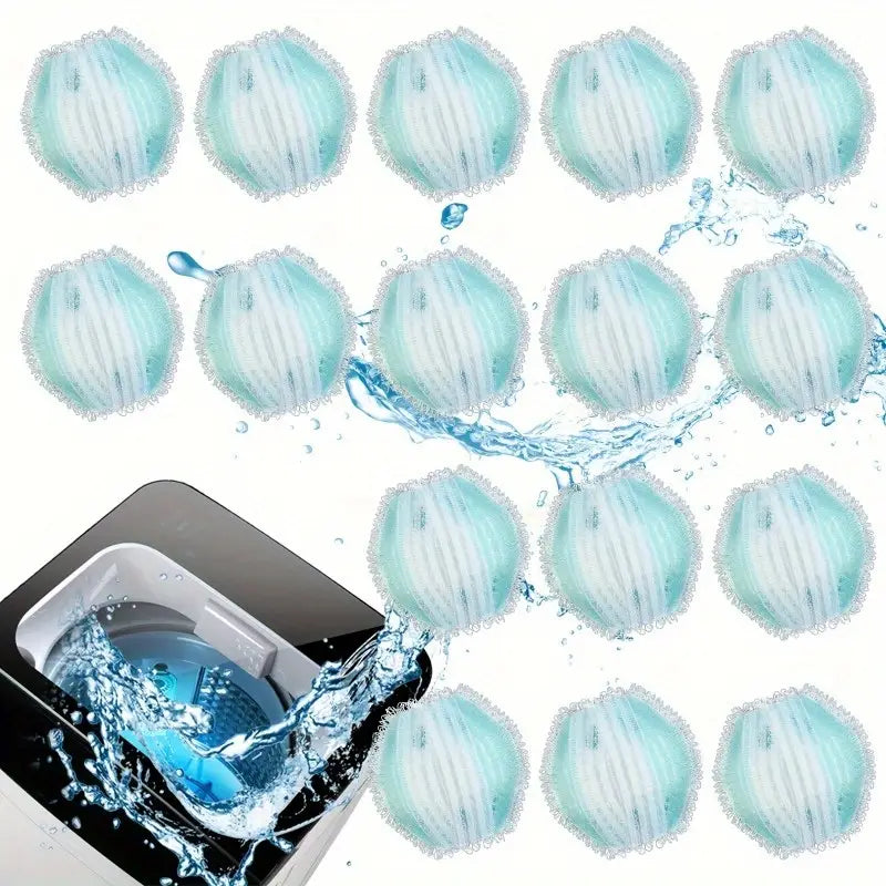 Reusable laundry hair remover balls for washing machines 6 Pcs