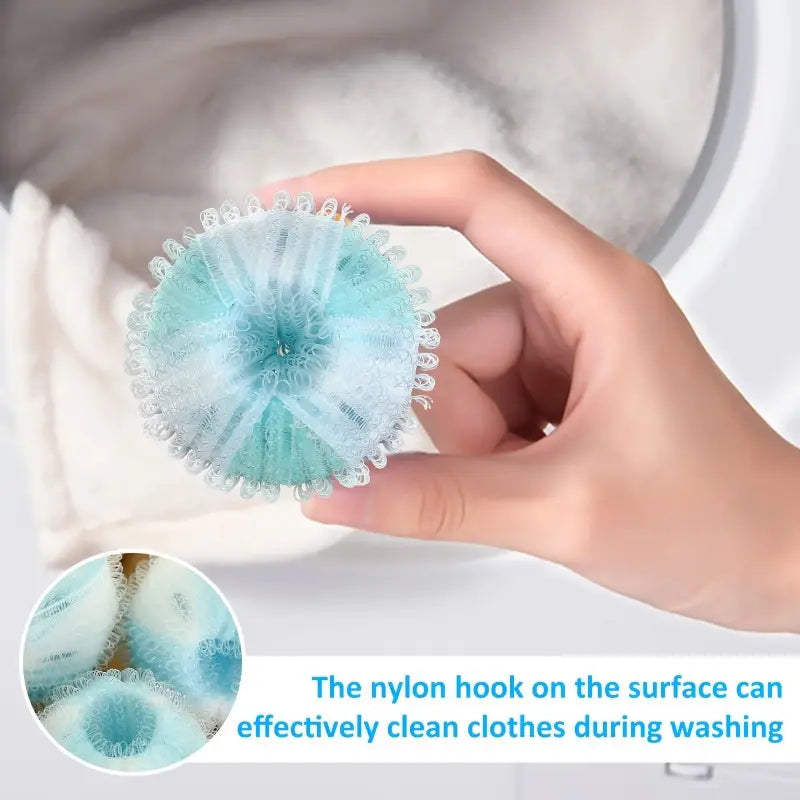 Reusable laundry hair remover balls for washing machines 6 Pcs