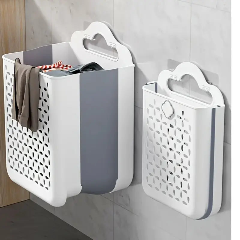 Space-Saving Foldable Laundry Basket