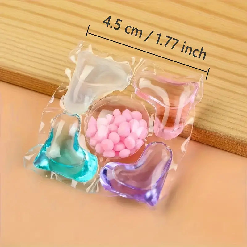 129 Pieces Laundry Detergent Pods 5 in 1 Multi-Purpose