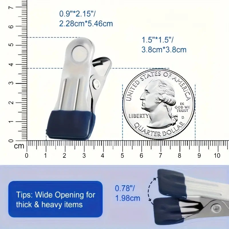 20 pcs Heavy Duty Stainless Steel Clothes Pegs