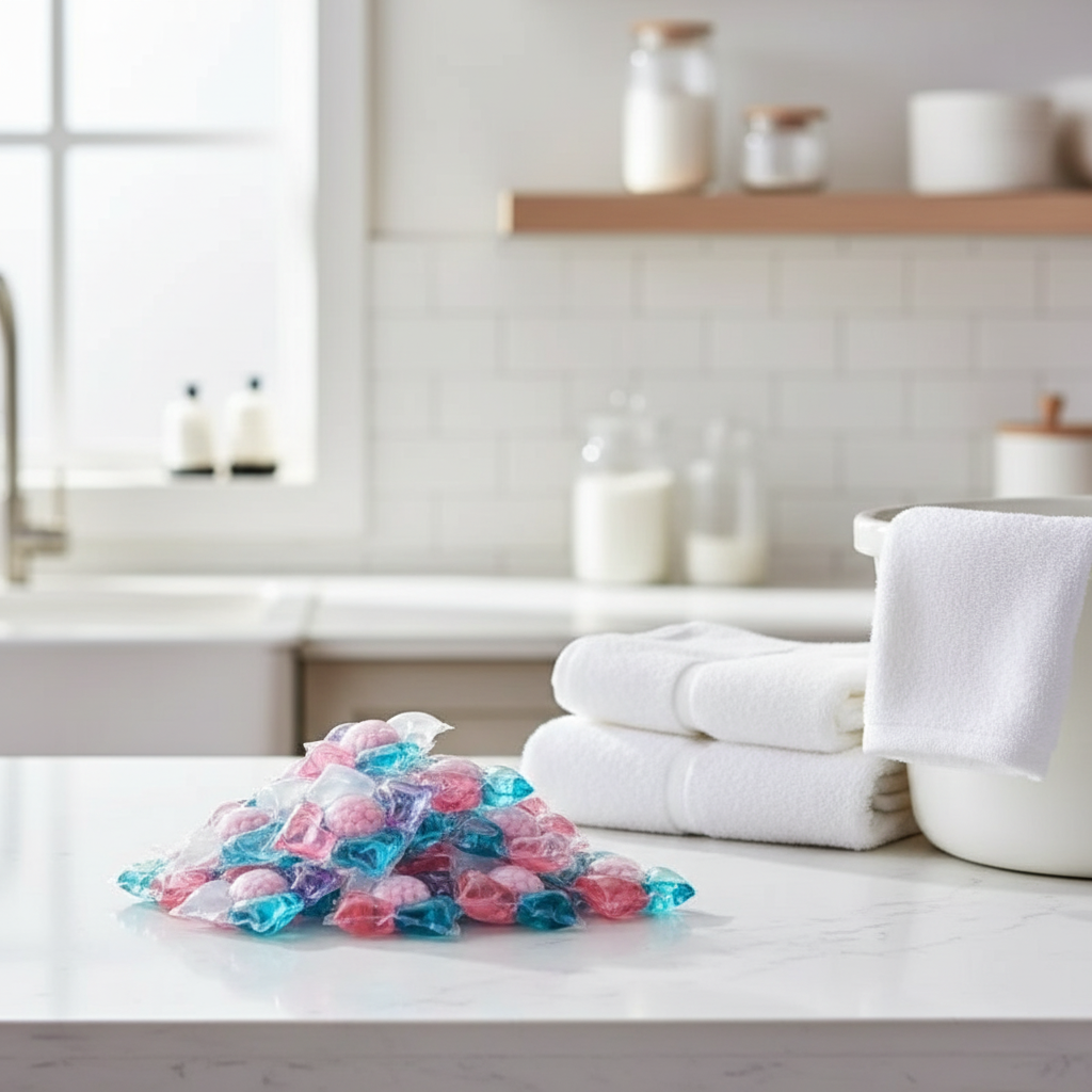 30 Pieces Laundry Beads 5-in-1 Multi-Purpose in modern setting