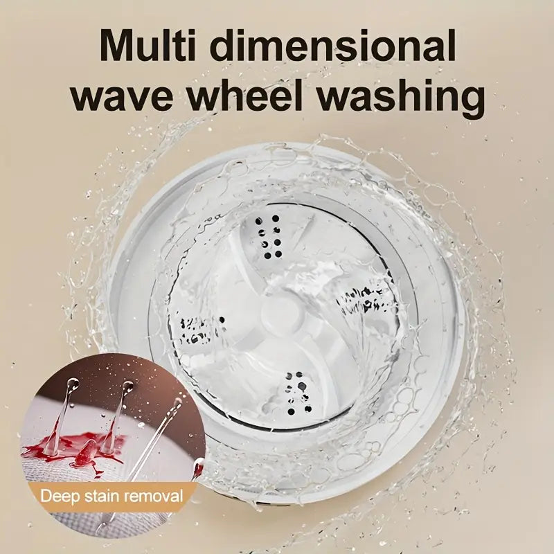 Portable Wireless Mini Washing Machine for Underwear & Socks