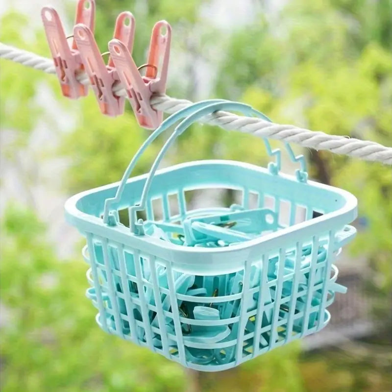 2pcs Set of 60 Durable Plastic Clothespins