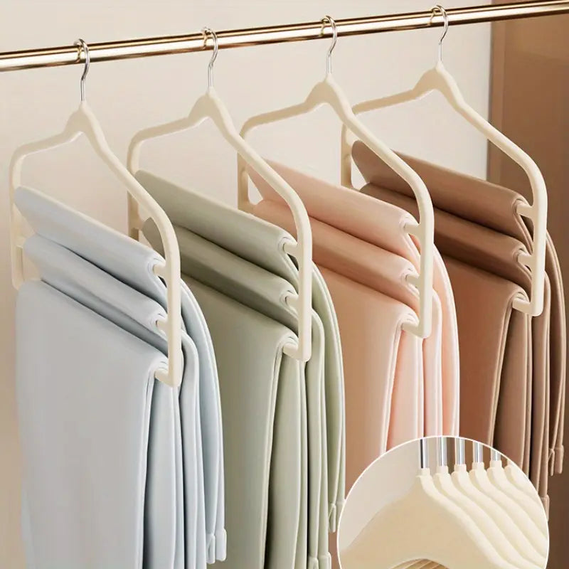 Flocking Pants hanger Rack 5 Pcs