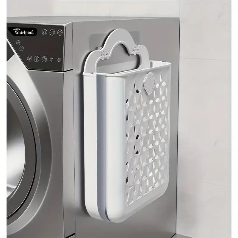 Space-Saving Foldable Laundry Basket
