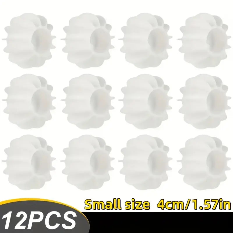 Heavy-Duty Silicone Laundry Helper 12 Pcs