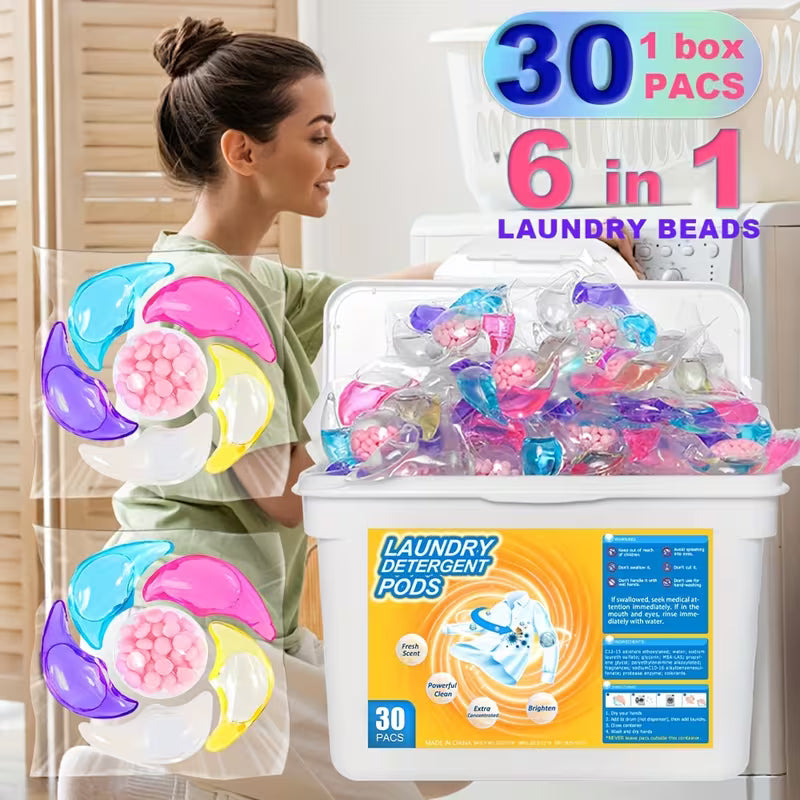 R275.00! 30 6-in-1 Scented Laundry Beads