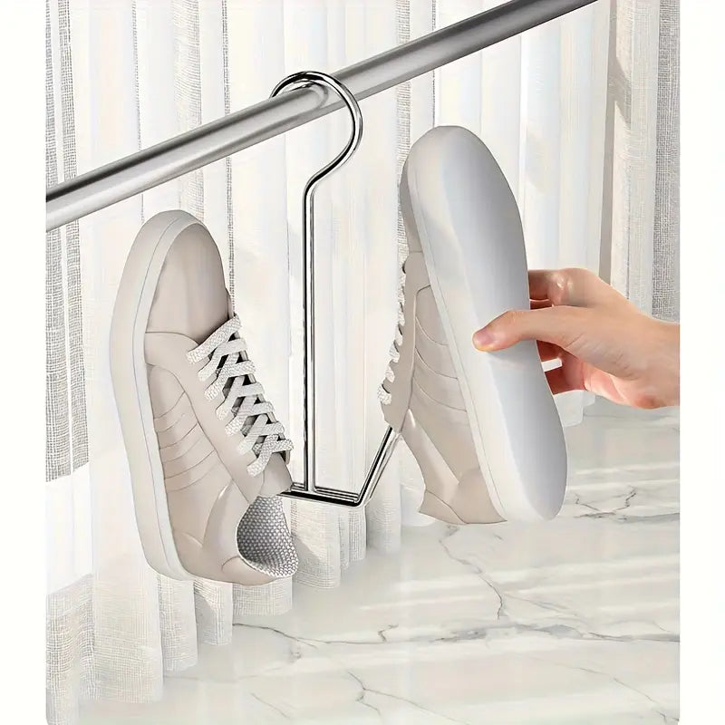 Stainless Steel U-Shaped Shoe & Clothes Drying Rack 5 Pcs