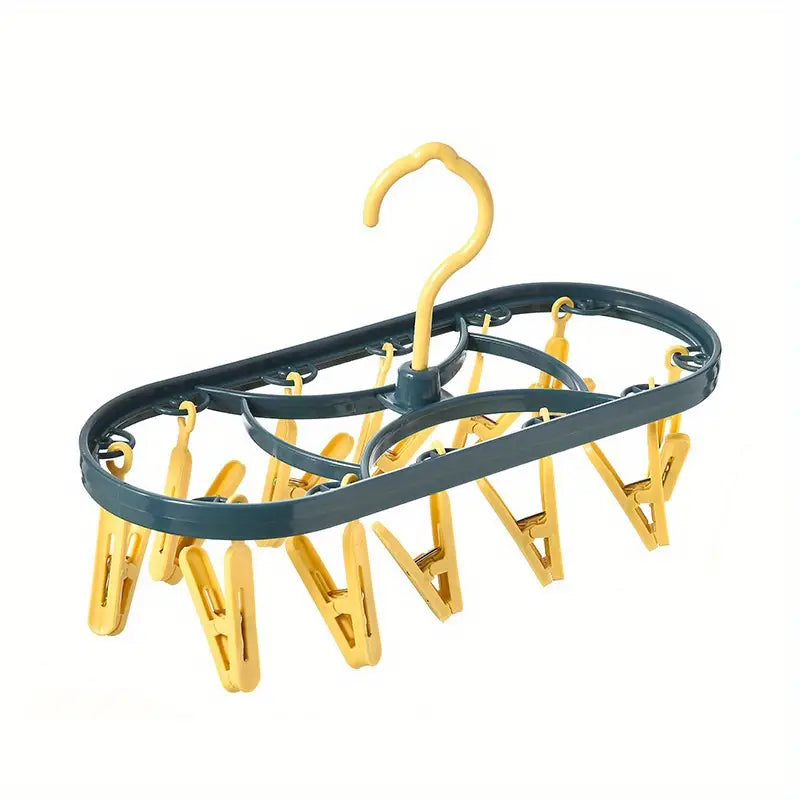 Plastic Clothes Drying Rack 12 Clip