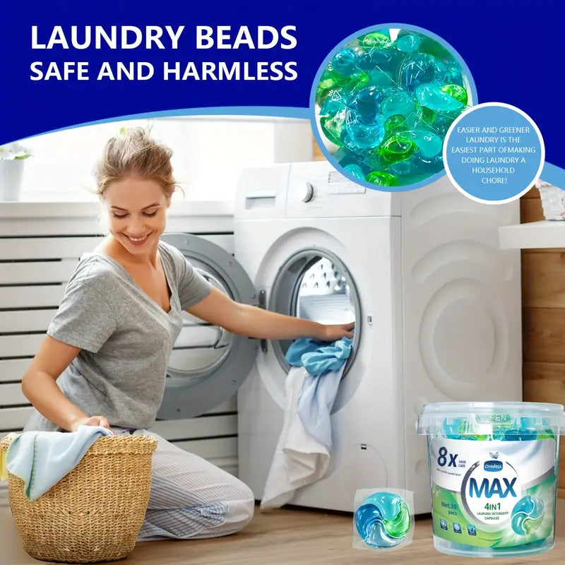 Laundry Detergent Pods MAX Deep Cleaning