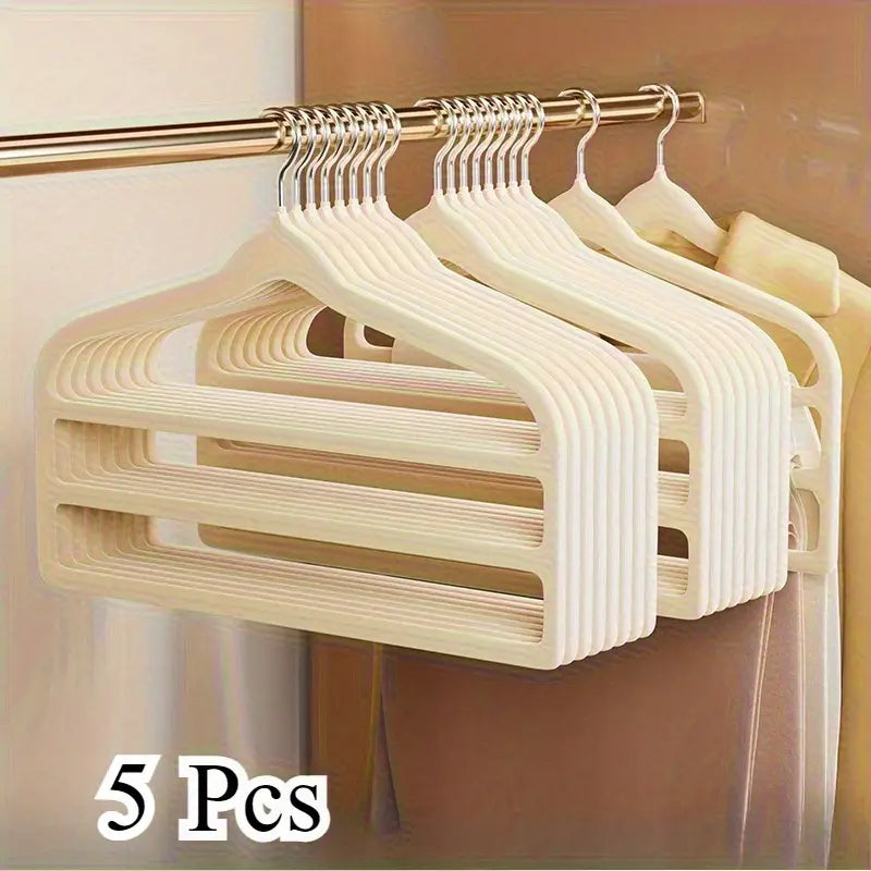 Flocking Pants hanger Rack 5 Pcs