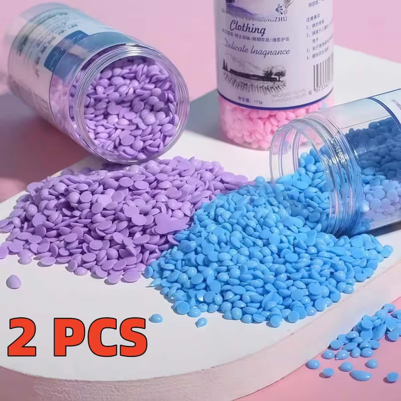 2 Bottles of Canned Laundry Fragrance Beads | Lavender, Ocean OR Lily, Lemon Fresh |