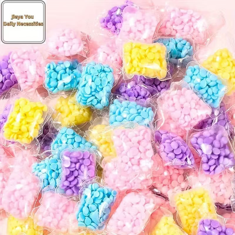 Value Pack 5 Colors in 1 Granular Laundry Beads 100 pcs