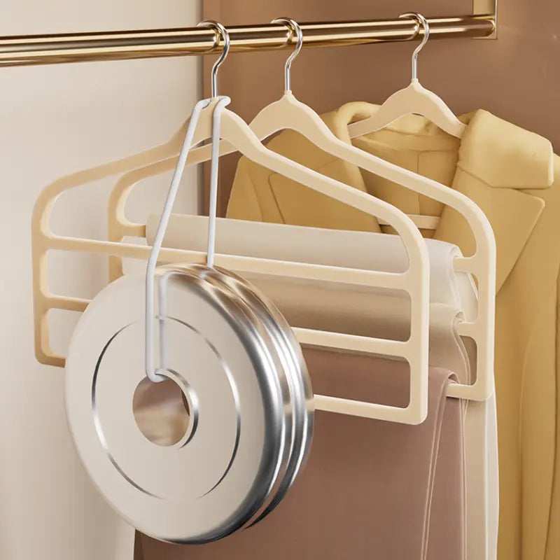 Flocking Pants hanger Rack 5 Pcs