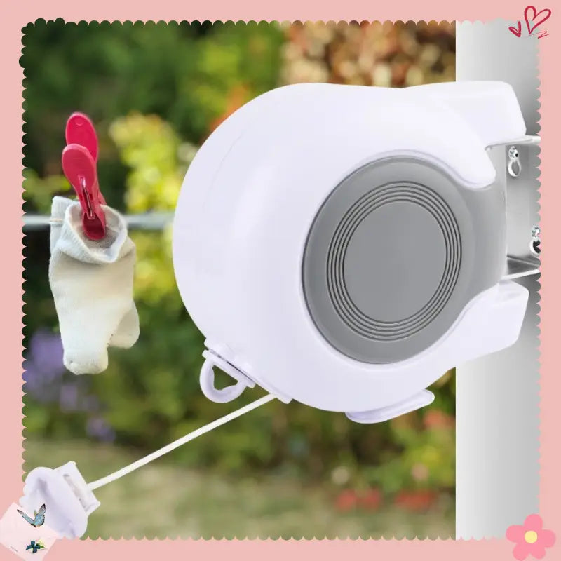 Long Heavy-Duty Clothes Drying Rack with Retractable Design