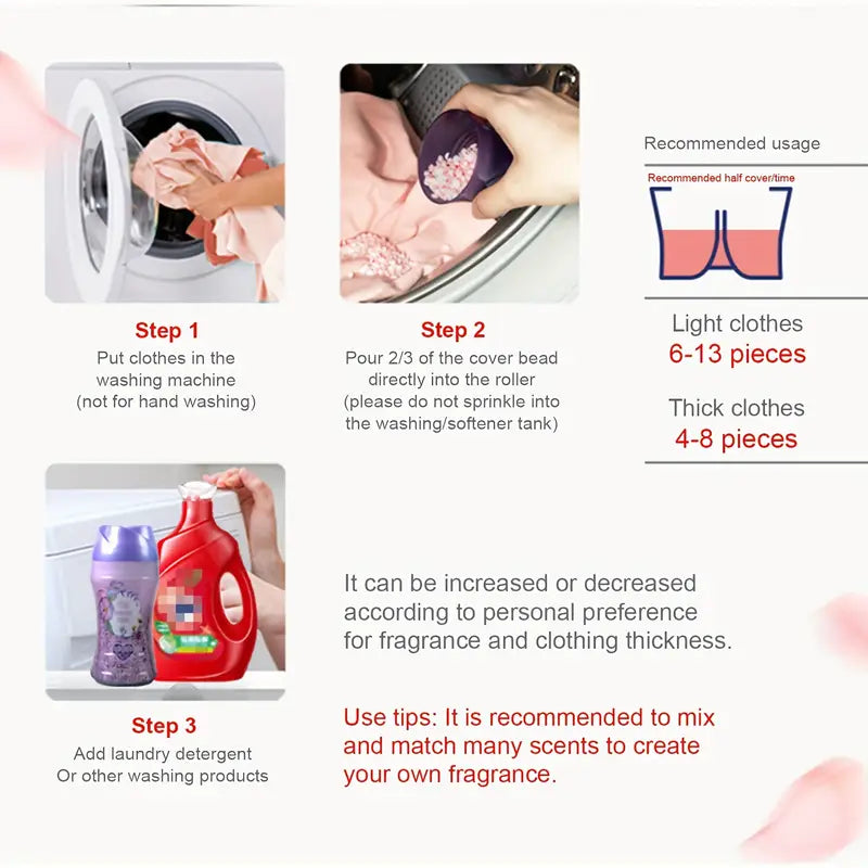 Laundry Long-Lasting Fabric Softener/Scent Booster Beads