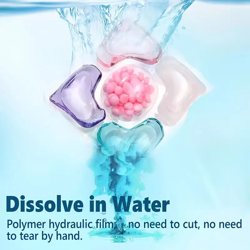 129 Pieces Laundry Detergent Pods 5 in 1 Multi-Purpose