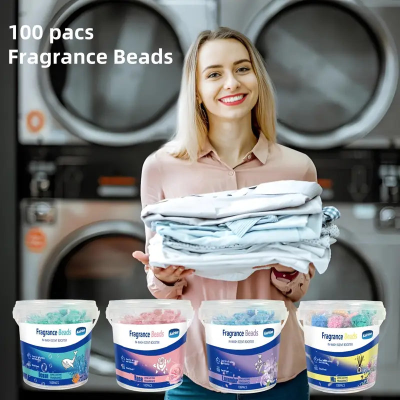 Laundry Scent Beads 3 in 1 assorted scents 100 small packs