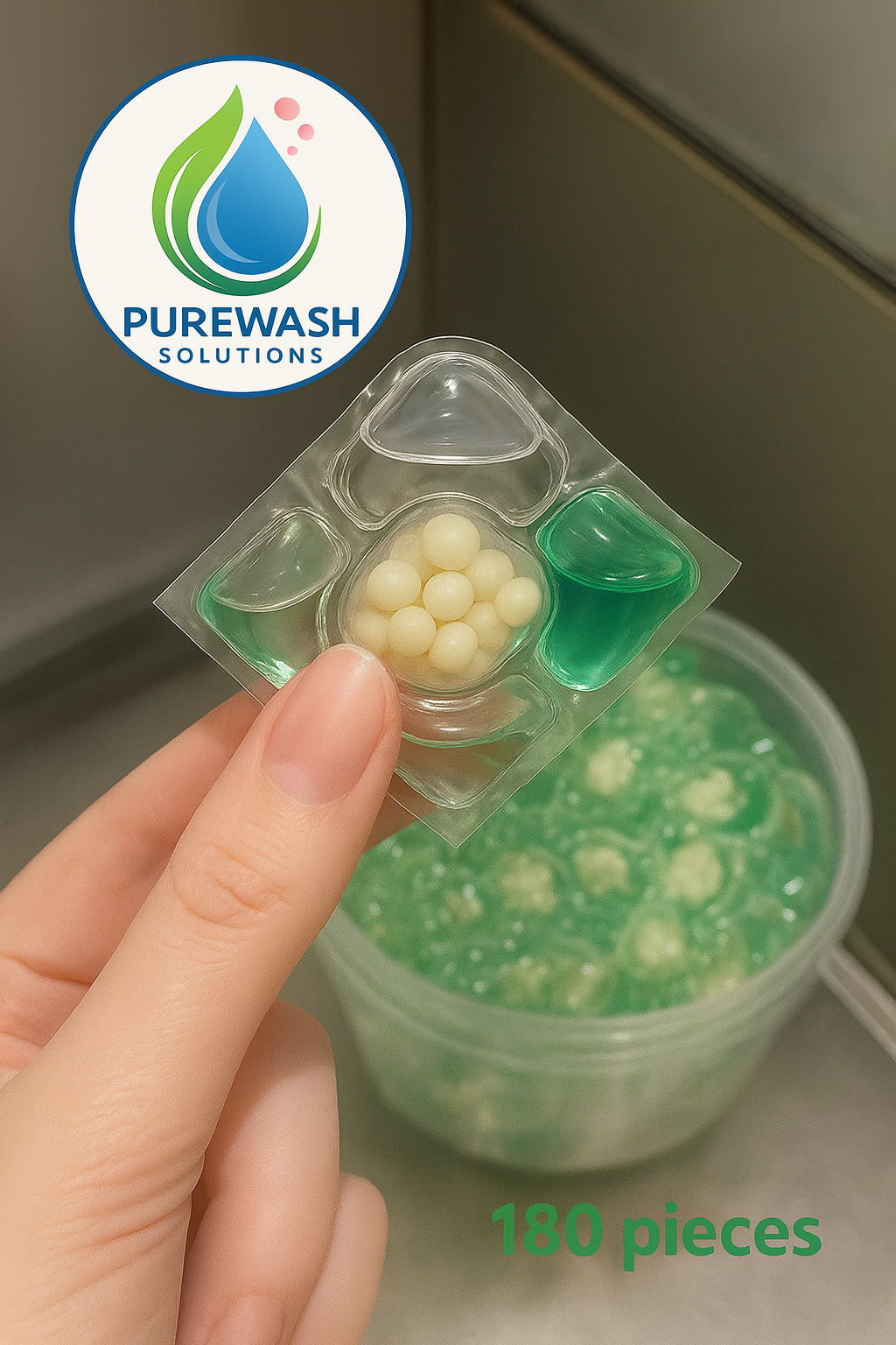 90 Pieces Laundry Detergent mini Pods 5 in 1 Multi-Purpose