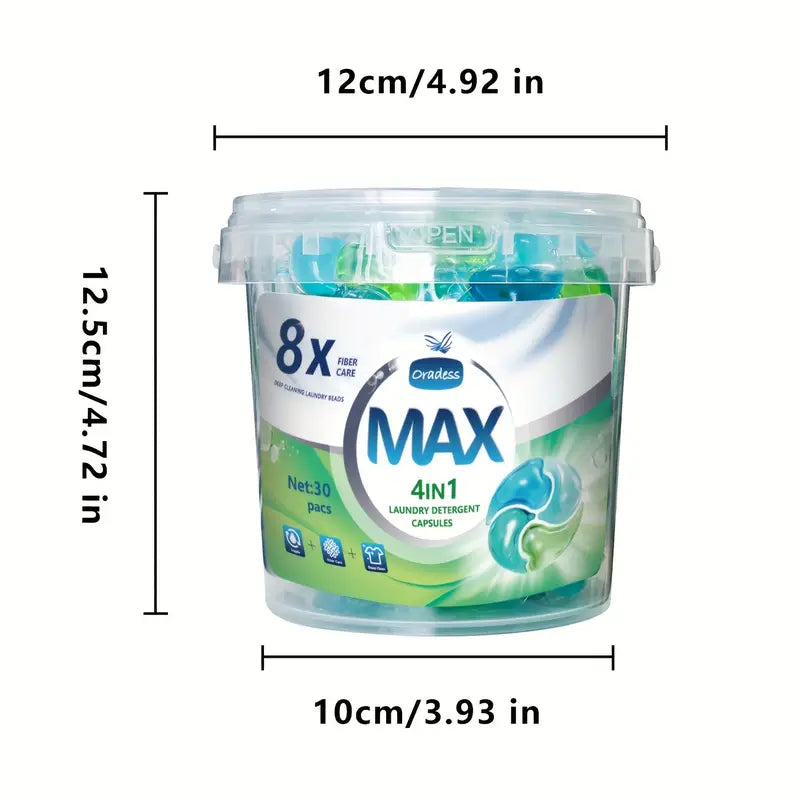 Laundry Detergent Pods MAX Deep Cleaning