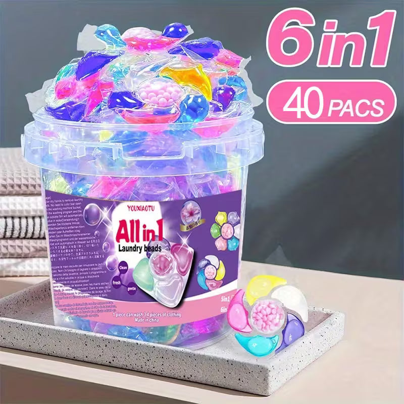 R375.00! 40 6-in-1 Laundry Detergent Pods