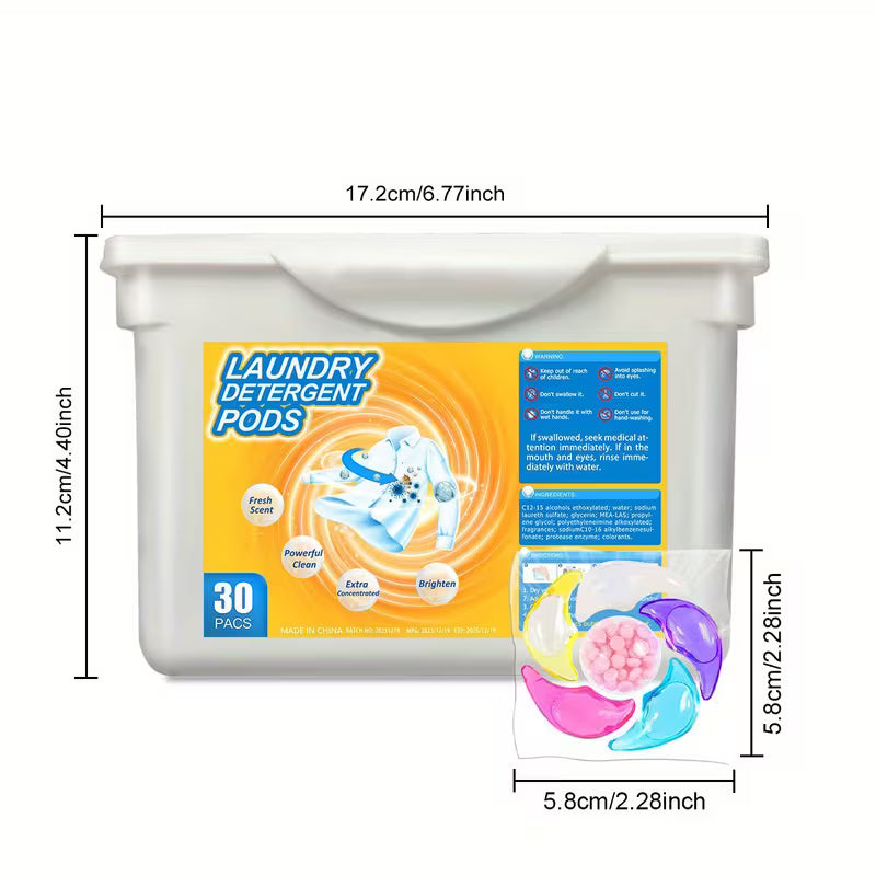 R275.00! 30 6-in-1 Scented Laundry Beads