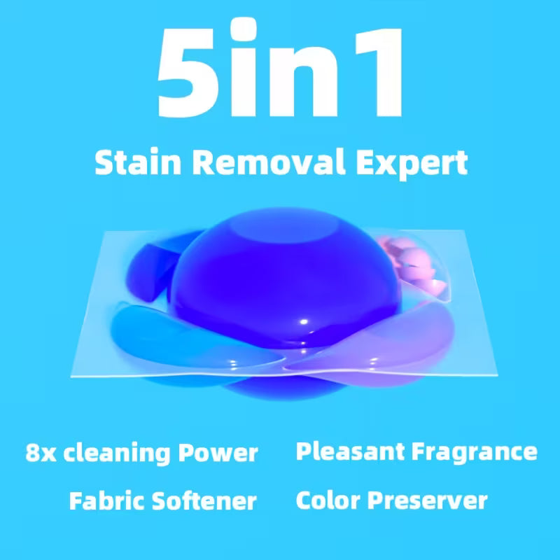 20/50/80 Laundry Detergent Capsules Fragrance Beads