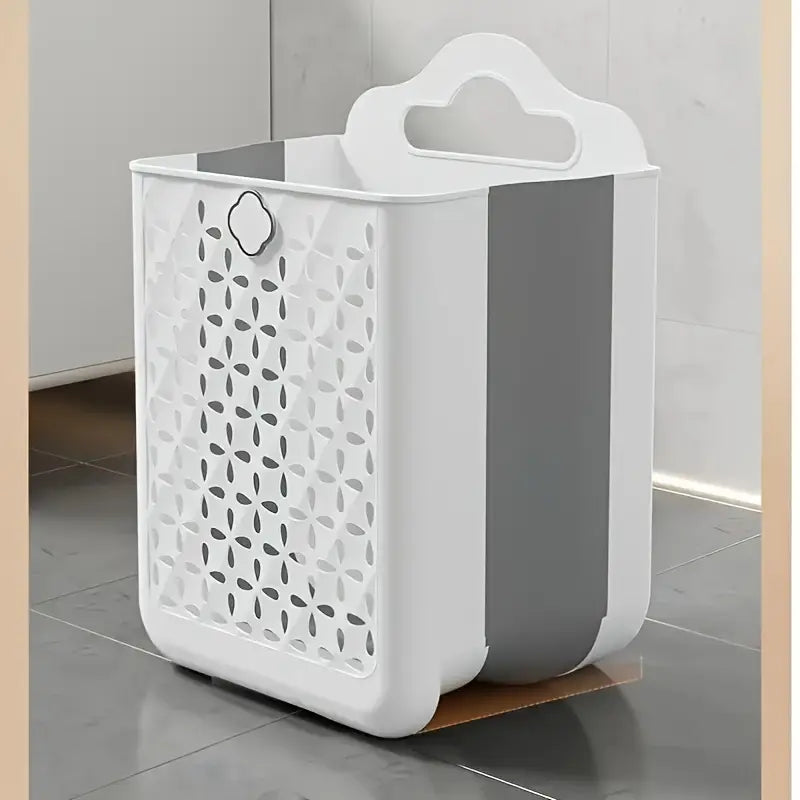 Space-Saving Foldable Laundry Basket