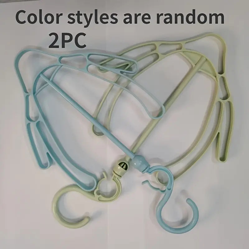 Rotating Wall-Mounted Drying Racks with Hooks 2 Pcs