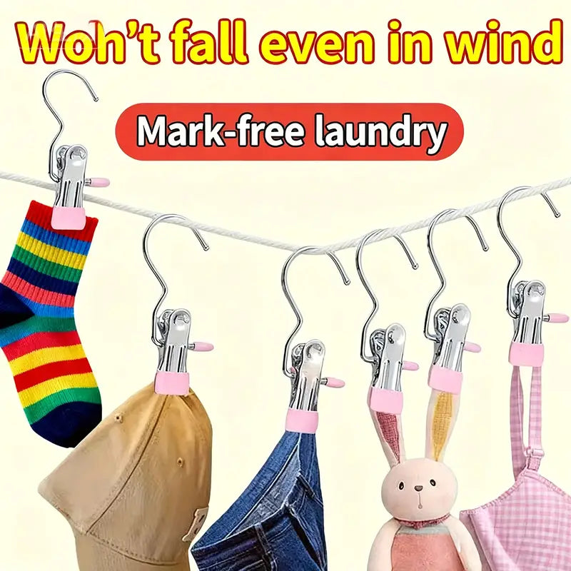 30 pcs Stainless Steel Clothes Pins Set