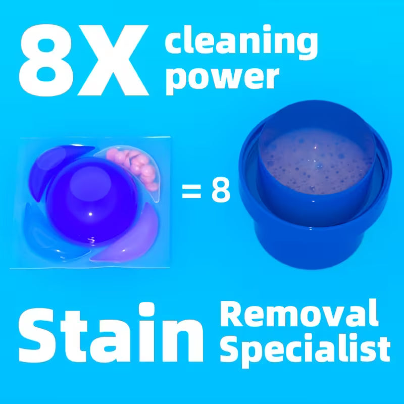 20/50/80 Laundry Detergent Capsules Fragrance Beads