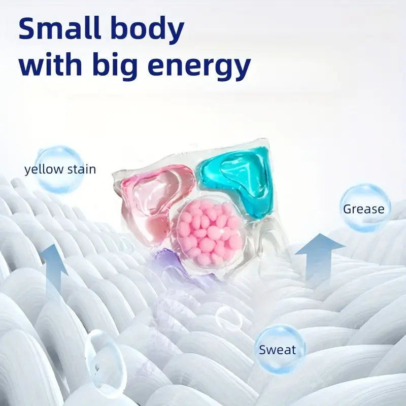 60 Pieces Laundry Multi-Function 5-in-1 Detergent