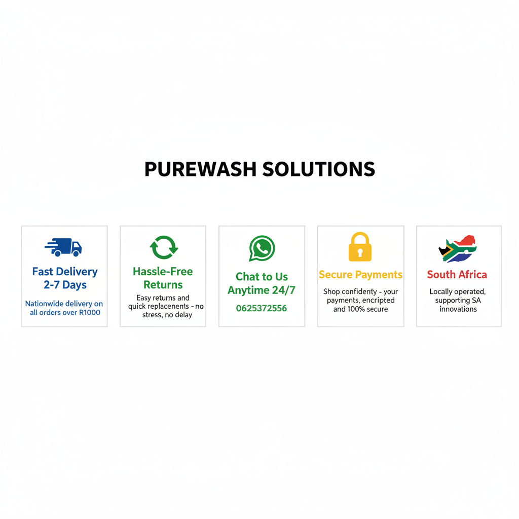 Purewash Solutions Trust Badges - 5 Only